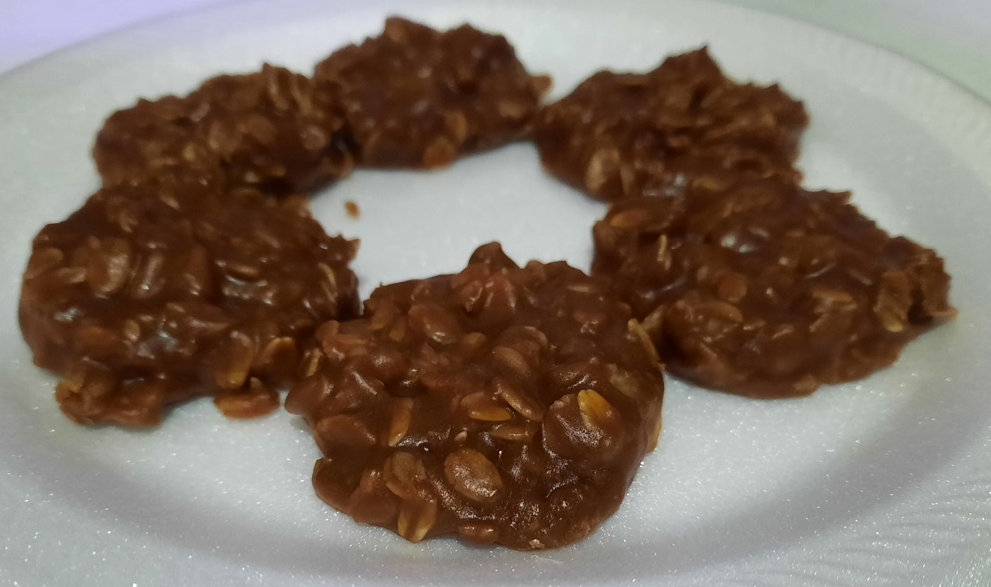 No Bake Peanut Butter and Chocolate Cookies - 1 lb