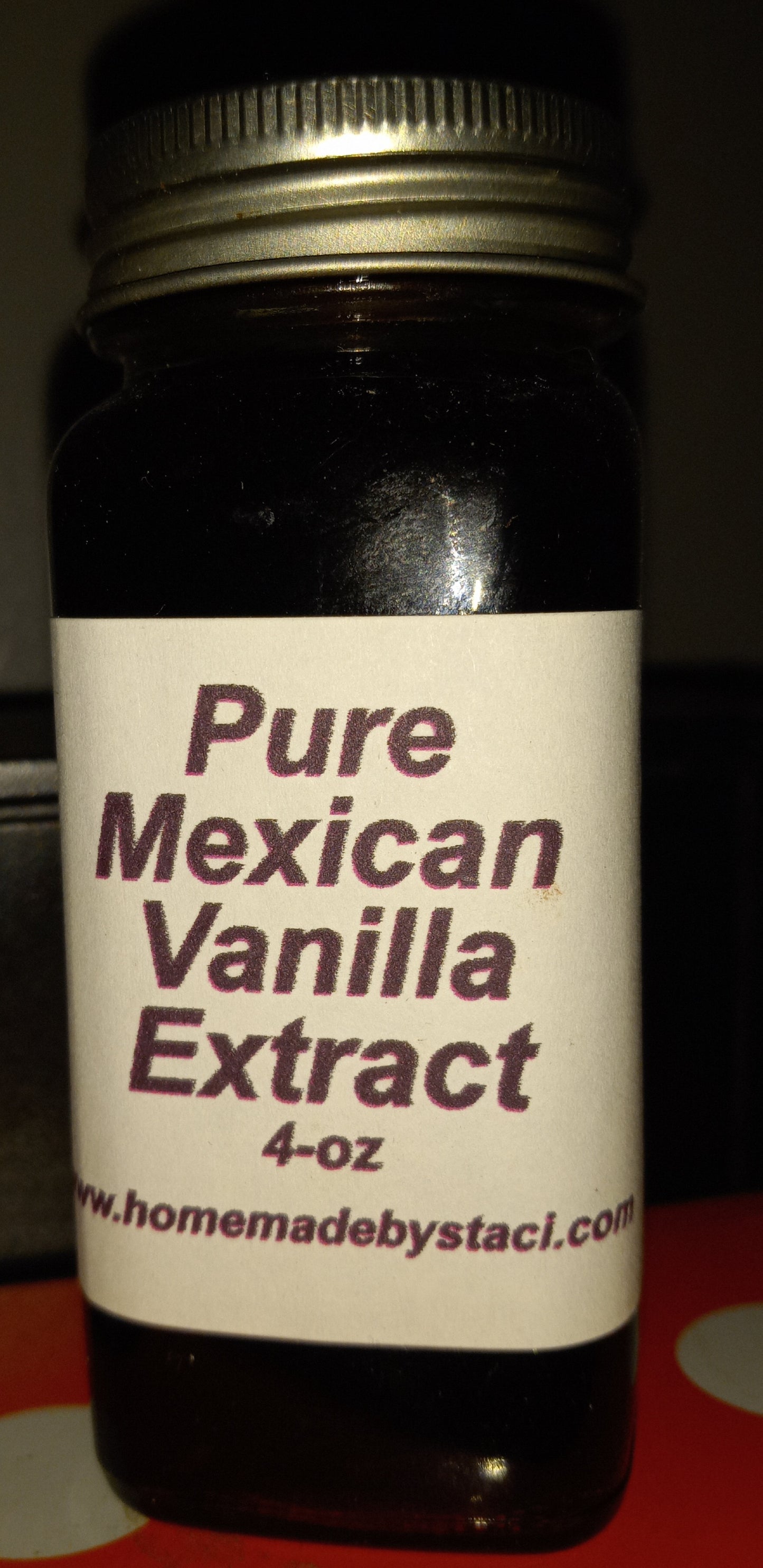 Pure Mexican Vanilla Extract - 4oz