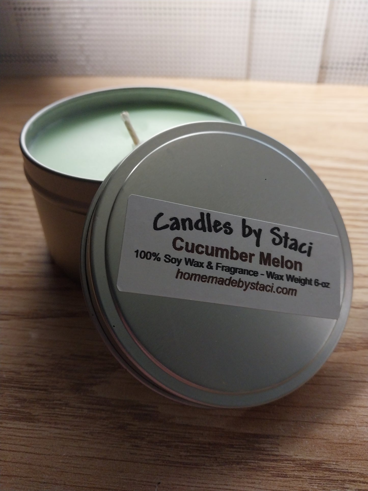 6-oz Scented Soy Wax Candle in a Tin