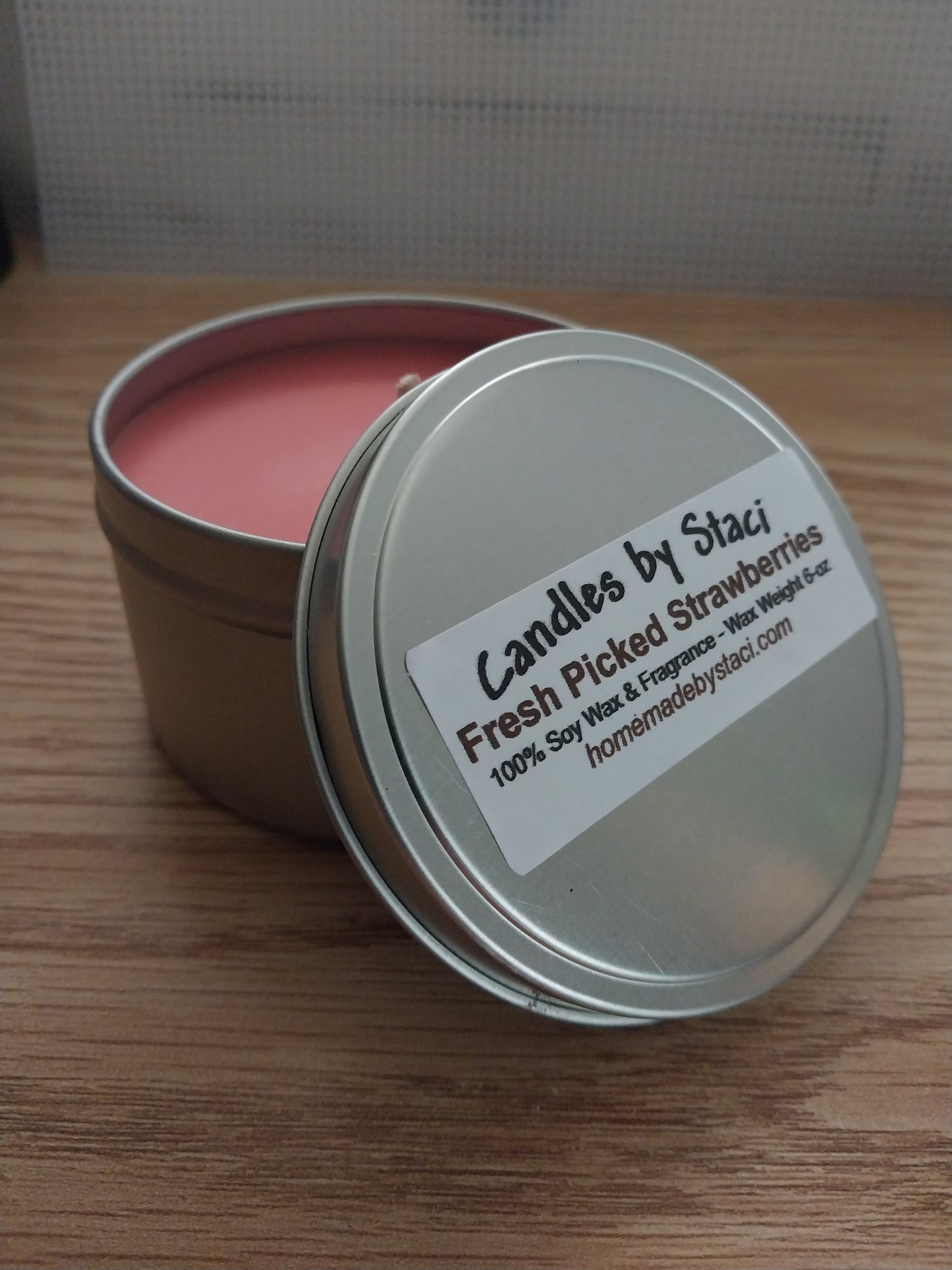 6-oz Scented Soy Wax Candle in a Tin